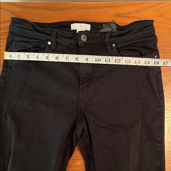H&M Black Denim Jeans Size 10 - Picture 6 of 11